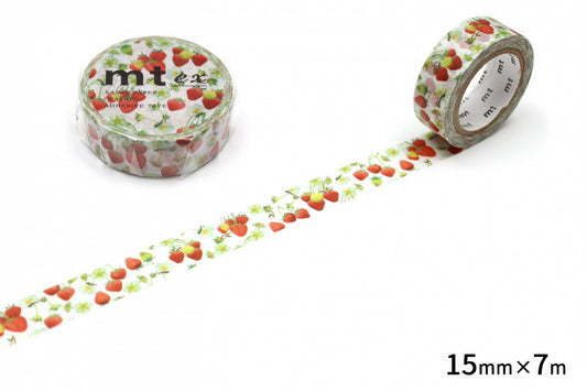 MT Washi Tape - EX - Strawberry (15mm)