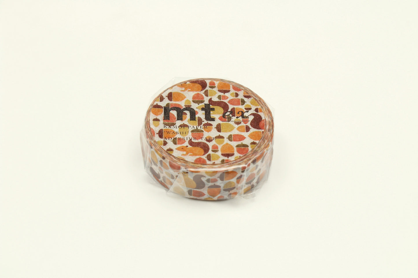 MT Washi Tape - EX - Squirrel and Acorn (15mm)