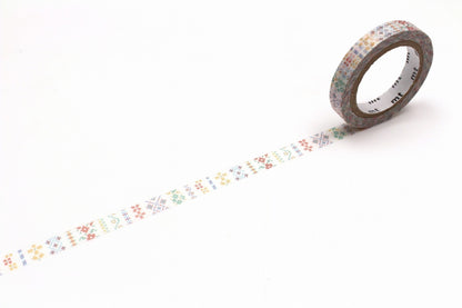 MT Washi Tape - EX - Embroidery Line (7mm)
