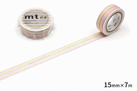 MT Washi Tape - EX - Iro Enpitsu Border (15mm)