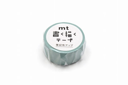 MT Washi Tape - Writing and Drawing - Pastel Green (20mm)