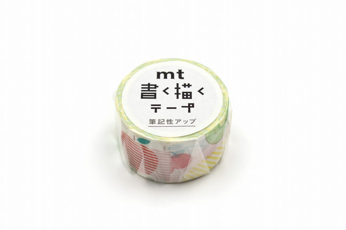 MT Washi Tape - Writing and Drawing - Seasonal Fruits (25mm)