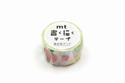 MT Washi Tape - Writing and Drawing - Seasonal Fruits (25mm)