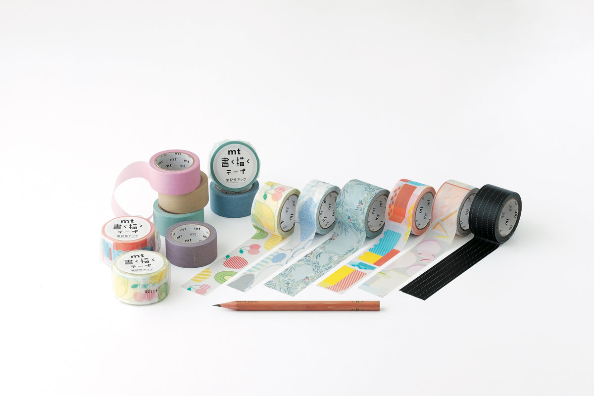 MT Washi Tape - Writing and Drawing - Seasonal Fruits (25mm)