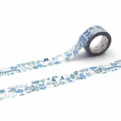 MT X Lisa Larson Washi Tape - Leaves Series (18mm)
