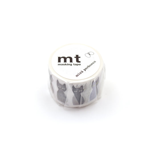 MT Washi Tape - Minä Perhonen - Kuro Neko (35mm)