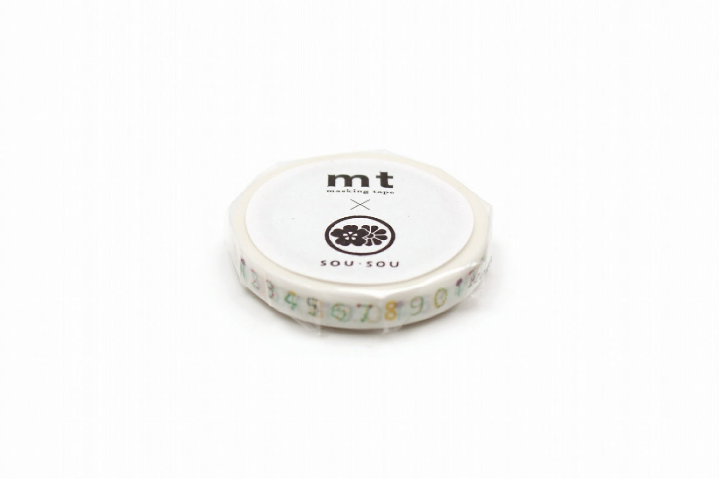 MT Washi Tape - SOUSOU - Flower Numbers (7mm)