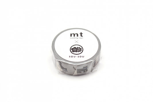 MT Washi Tape - SOUSOU - Cat (15mm)