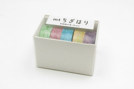 MT Washi Tape - Chigihari - Watercolor Paint Set (Set of 5)