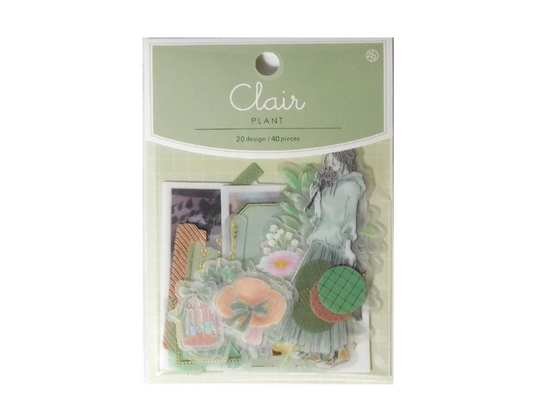 Z&K - Clair Flake Stickers - Plant