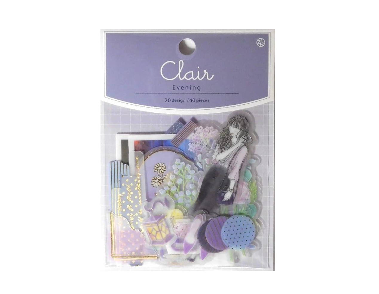 Z&K - Clair Flake Stickers - Evening