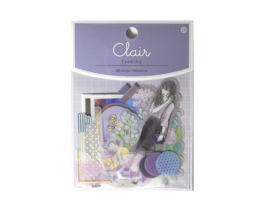 Z&K - Clair Flake Stickers - Evening