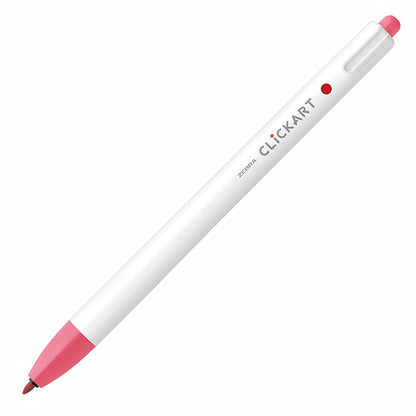Zebra Clickart Retractable Marker - Bright and Light Colors