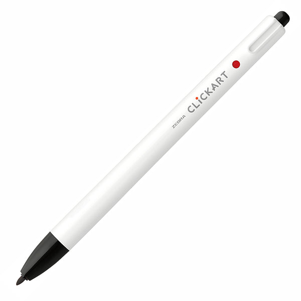 Zebra Clickart Retractable Marker - Standard Colors