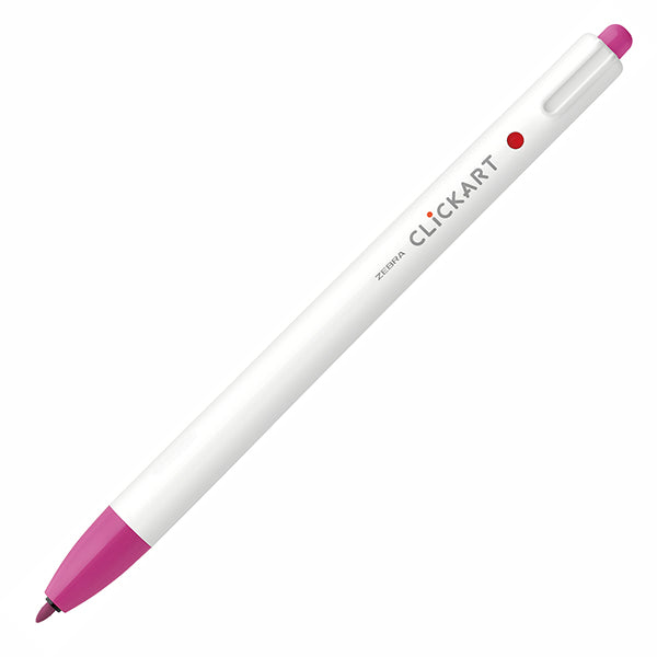 Zebra Clickart Retractable Marker - Bright and Light Colors
