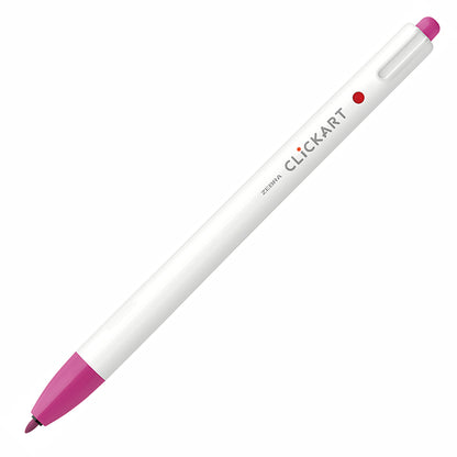 Zebra Clickart Retractable Marker - Bright and Light Colors