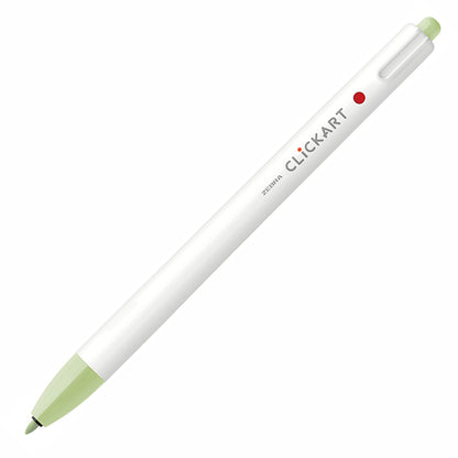 Zebra Clickart Retractable Marker - Bright and Light Colors