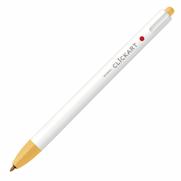 Zebra Clickart Retractable Marker - Bright and Light Colors
