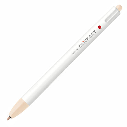 Zebra Clickart Retractable Marker - Bright and Light Colors
