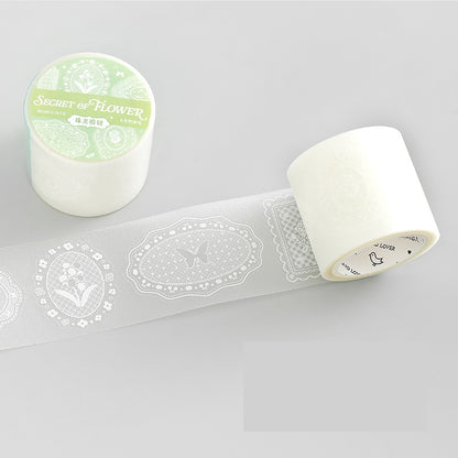Cardlover - Waltz of Lace PET Glitter Stickers Roll (Die-cut)