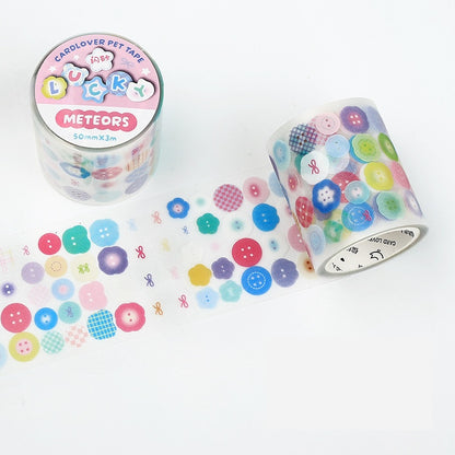 Cardlover - Little Buttons PET Glitter Stickers Roll