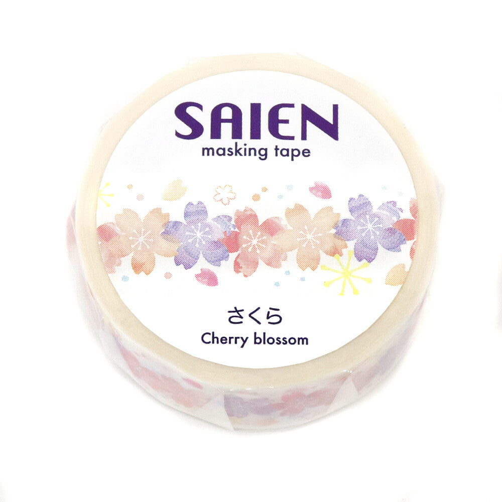 Saien Washi Tape - Cherry Blossom (15mm)