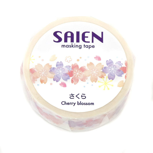 Saien Washi Tape - Cherry Blossom (15mm)