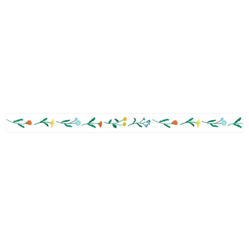 King Jim SODA Transparent Masking Tape - Flower (10mm)