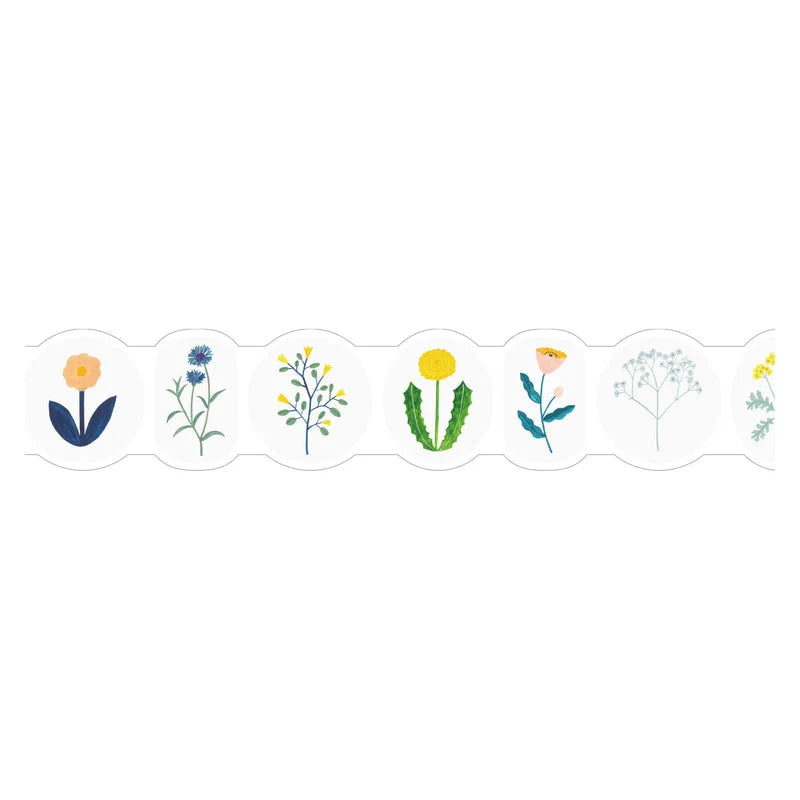 King Jim SODA Transparent Masking Tape - Wildflower (30mm)