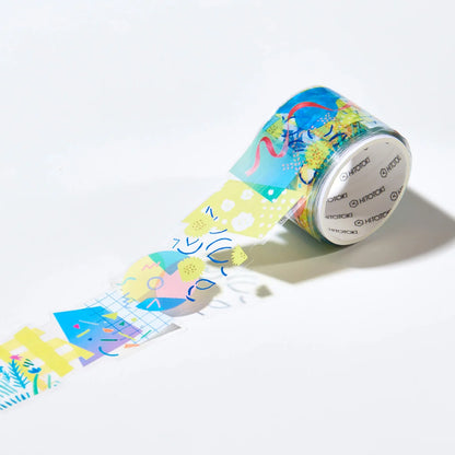 King Jim SODA Transparent Masking Tape - Collage (30mm)