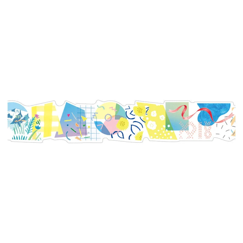 King Jim SODA Transparent Masking Tape - Collage (30mm)