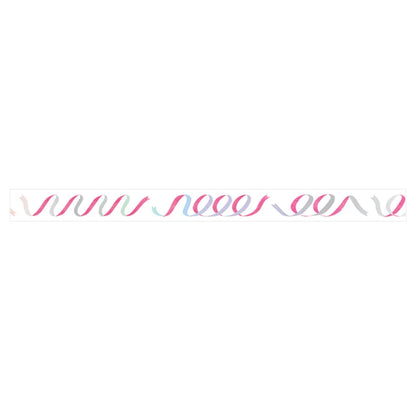 King Jim SODA Transparent Masking Tape - Silver Foil - Ribbon (10mm)