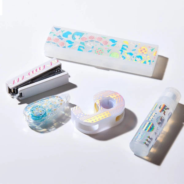 King Jim SODA Transparent Masking Tape - Rose Gold Foil - Mix3 (10mm)