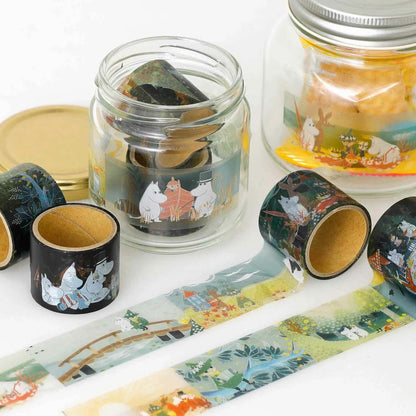 Hightide Moomin Transparent Masking Tape (30mm)