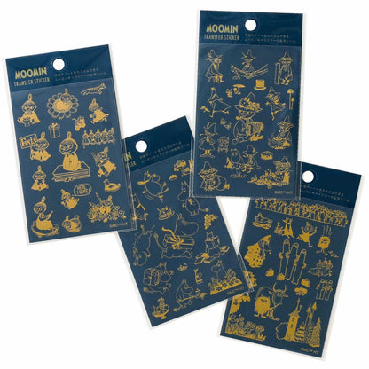 Hightide Moomin Gold Foil Transfer Stickers