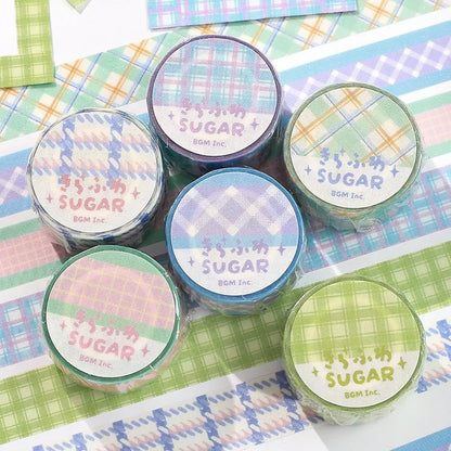 BGM Washi Tapes - Sparkling Sugar Check Series (20mm)