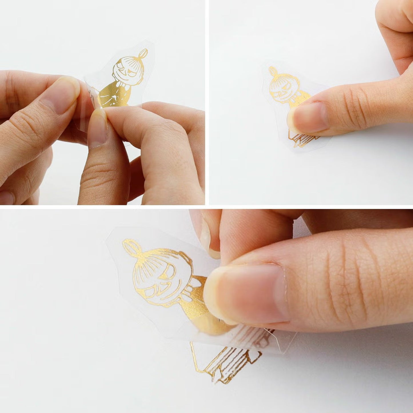 Hightide Moomin Gold Foil Transfer Stickers