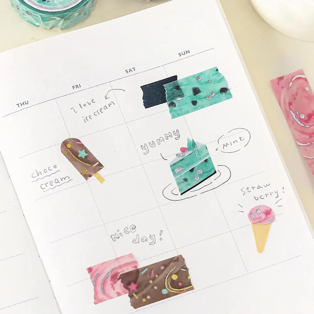 BGM Washi Tapes - We Love Ice Series (15mm)