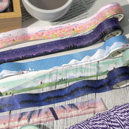 BGM Washi Tapes - Dreamlike Scenery Series (20mm)