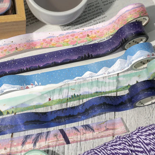 BGM Washi Tapes - Dreamlike Scenery Series (20mm)