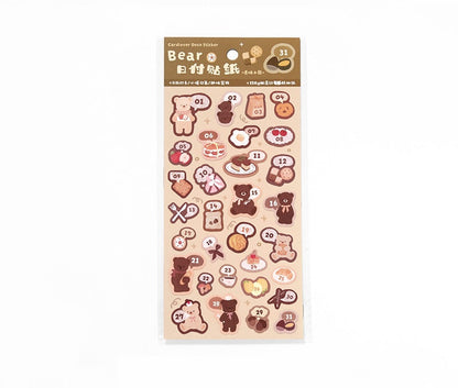 Cardlover - Bear's Polka Date Stickers