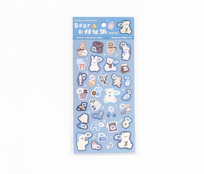 Cardlover - Bear's Polka Date Stickers