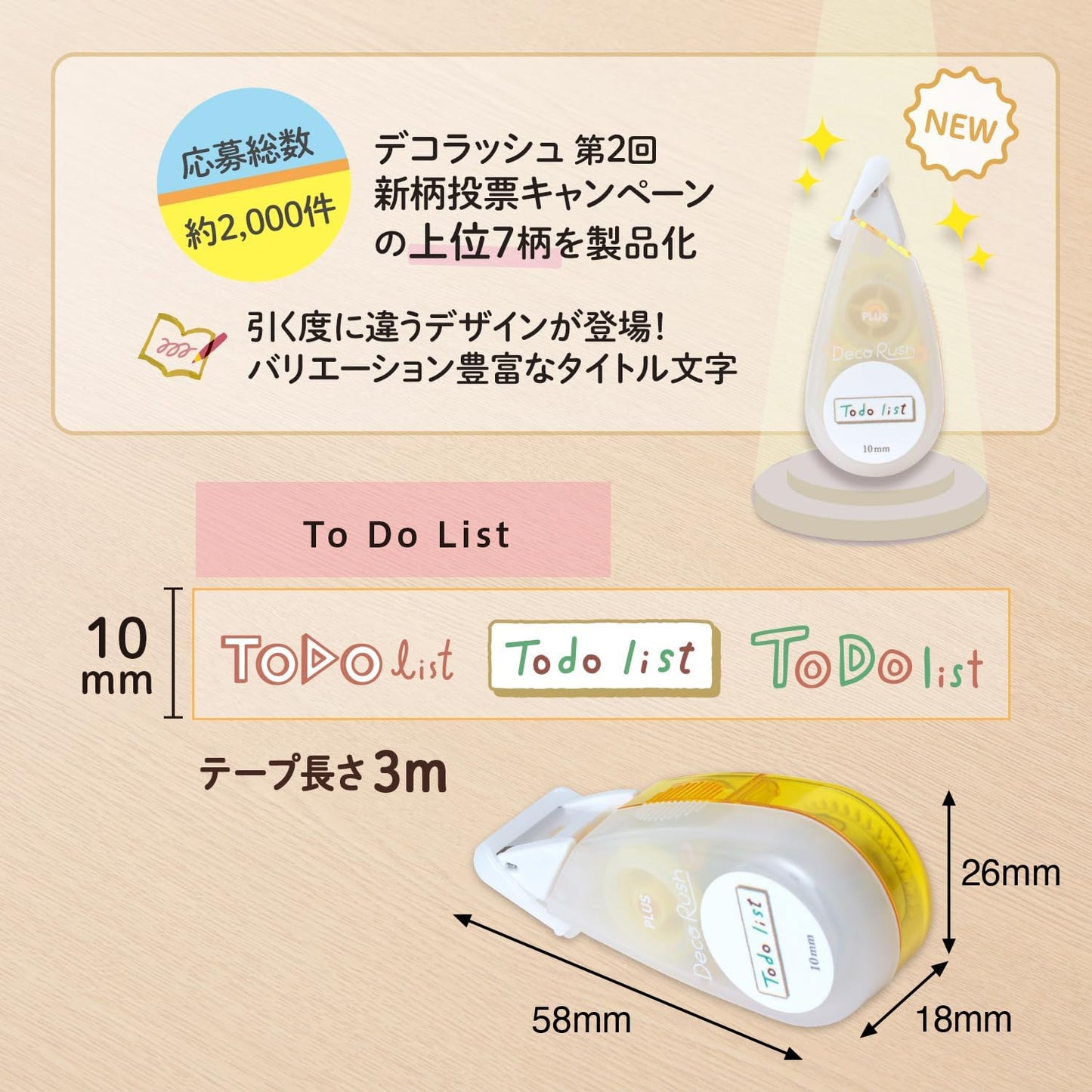 Plus Deco Rush Decorative Tapes