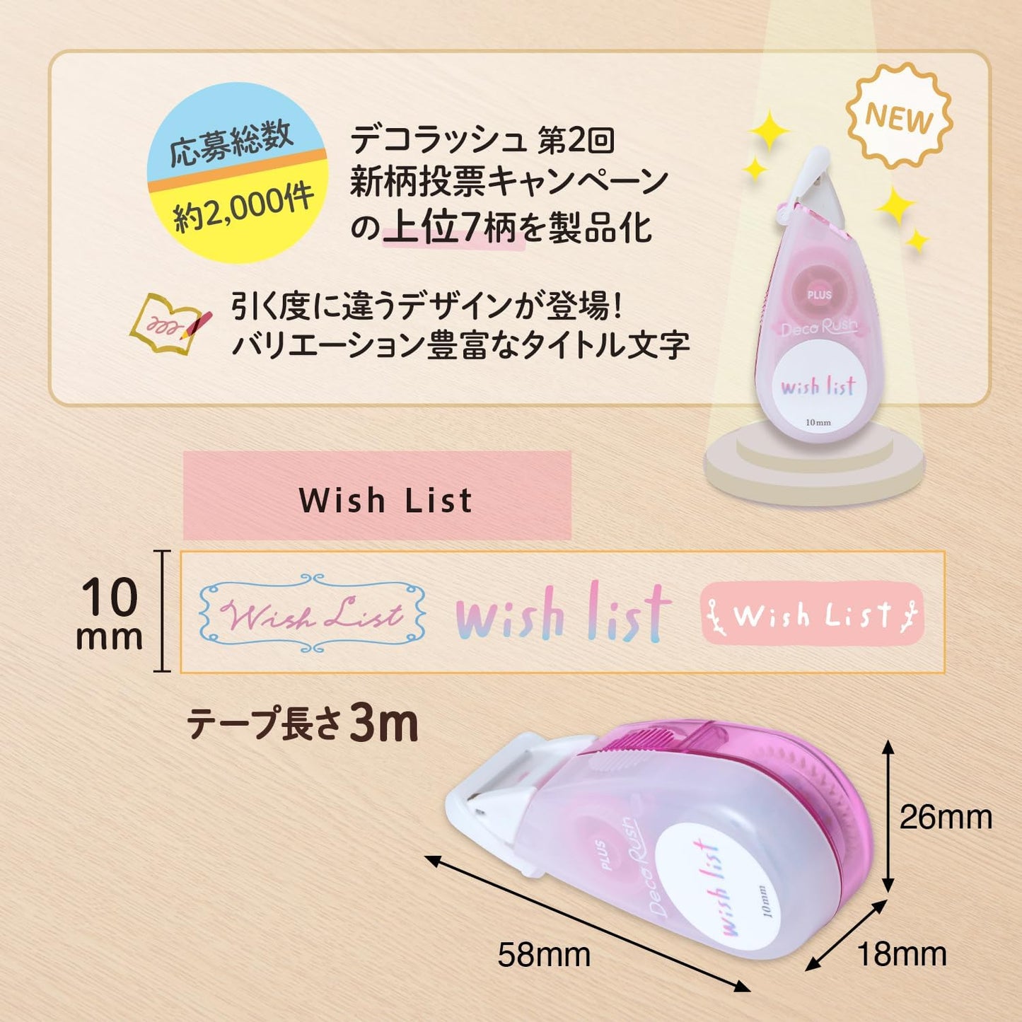 Plus Deco Rush Decorative Tapes