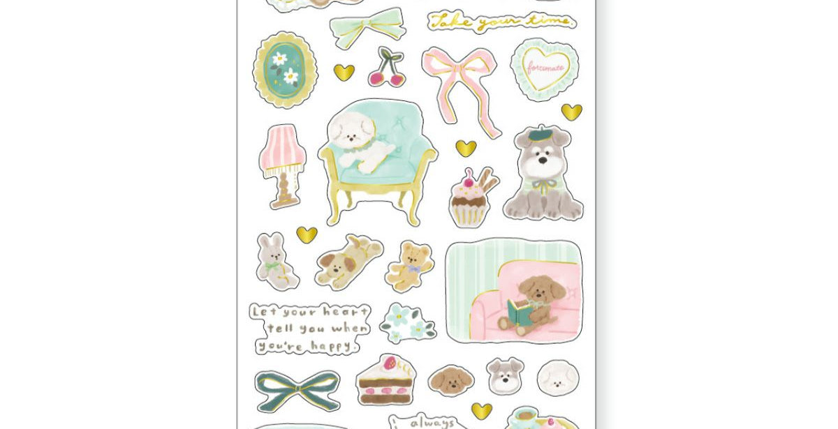 Mind Wave Stickers - Doudou - Puppies