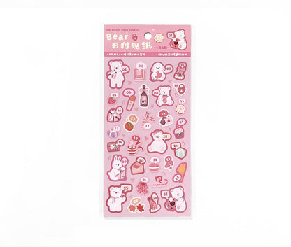 Cardlover - Bear's Polka Date Stickers