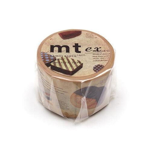 MT Washi Tape - EX - Chocolate Handbook (30mm)