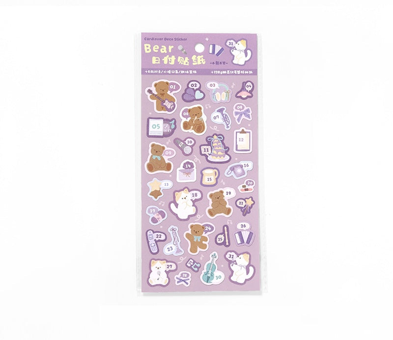 Cardlover - Bear's Polka Date Stickers