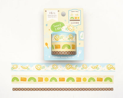 Cardlover - Sweet Labo Washi Tape Sets (3 Rolls Per Pack)