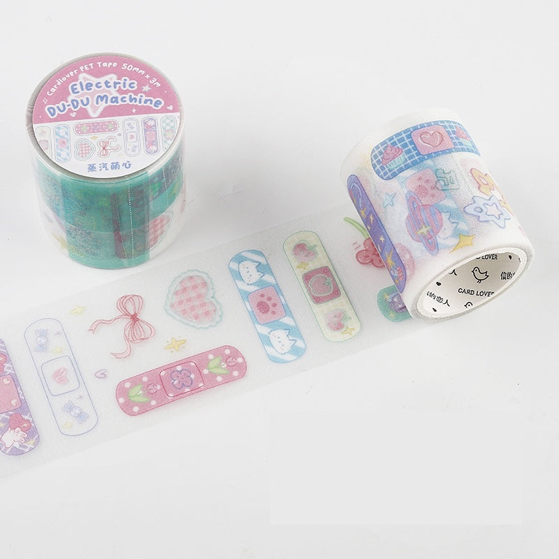 Cardlover - Electric Du-Du Machine PET Glitter Stickers Roll (Die-cut)